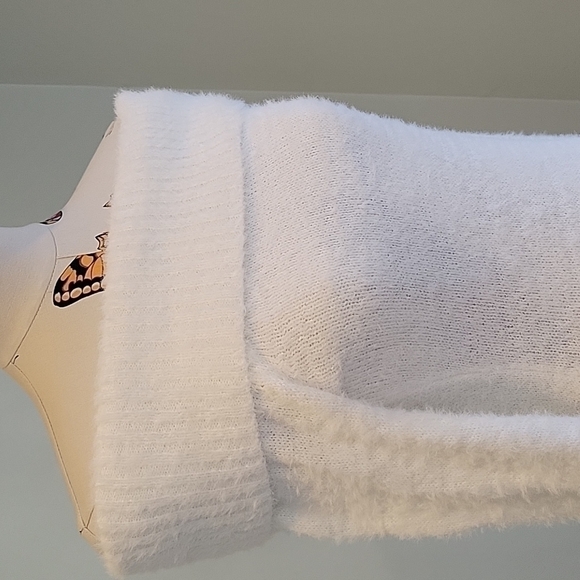 love always Dresses & Skirts - LOVE ALWAYS white off the shoulder dress. Form fitting size Large